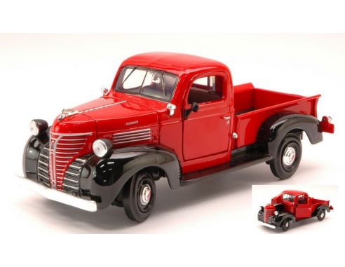Cararama Motorama MTM73278RD PLIMOUTH PICK UP 1941 RED 1:24 Modellino