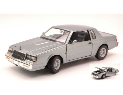 Cararama Motorama MTM73319SL BUICK REGAL 1987 SILVER 1:24 Modellino