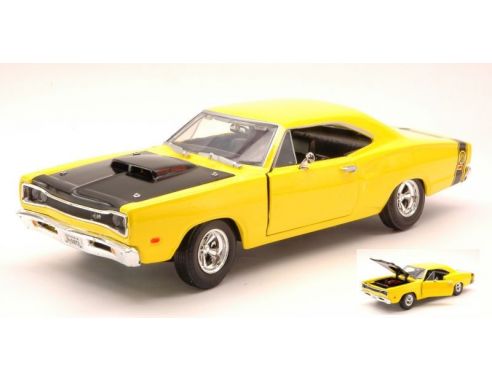 Cararama Motorama MTM73315YL DODGE CORONET SUPERBEE 1969 YELLOW 1:24 Modellino