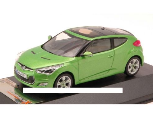 PremiumX PRD271 HYUNDAI VELOSTER 2012 METALLIC GREEN 1:43 Modellino