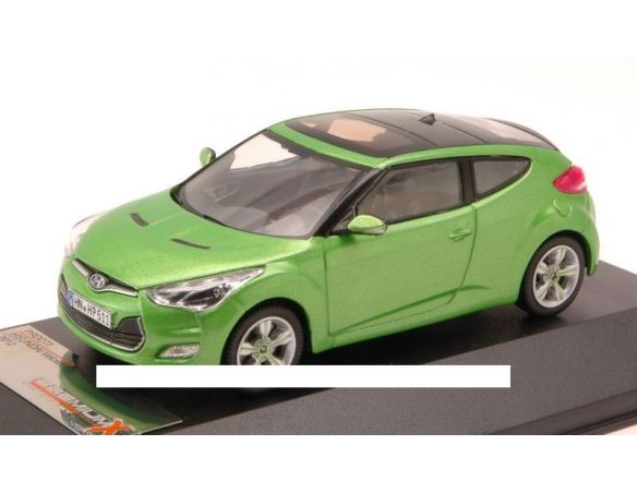 PremiumX PRD271 HYUNDAI VELOSTER 2012 METALLIC GREEN 1:43 Modellino