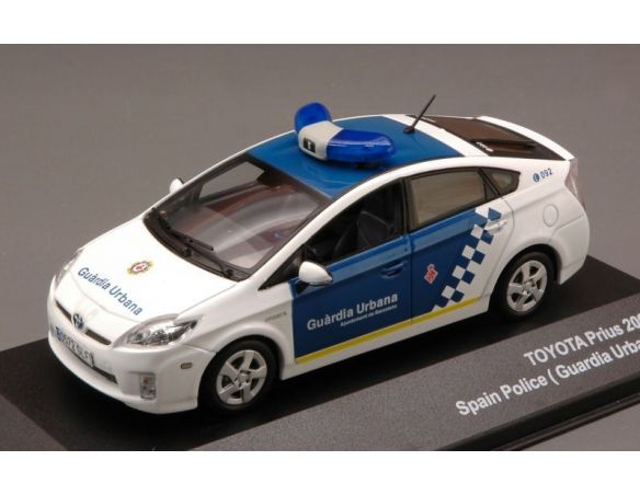 J-Collection JC144 TOYOTA PRIUS 2009 SPAIN POLICE (GUARDIA URBANA) 1:43 Modellino