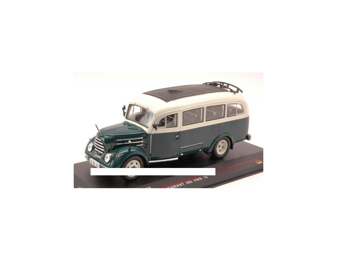 IST 168T 1956 ROBUR GARANT 30K VWB 18 ボンネット　バス Robur Garant 30k VWB 18, dkl.-grün/weiss , 1956, Modellauto