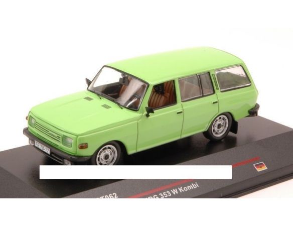 IST Models IST062 WARTBURG 353 W KOMBI 1985 LIGHT GREEN 1:43 Modellino