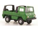 Bub 05550 PINZGAUER 2 ASSI OPEN TOP GREEN 1/87 Modellino