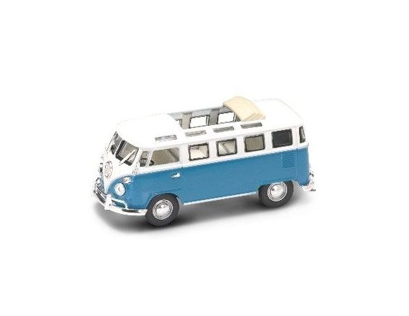 Yat Ming YM43208BL VW MICROBUS 1962 BLUE/WHITE 1:43 Modellino