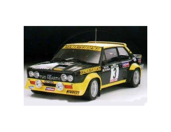 Kyosho KY8372B FIAT 131 ABARTH N.3 WINNER PORTUGAL 1977 OIL FIAT 1:18                                          Modellino