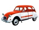 Solido 118360 CITROEN 2 CV SPOT 1976 white/orange 1/18 Modellino