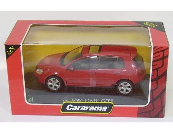 Cararama Motorama 492556 VOLFSWAGEN VW GOLF RED 1/24 Auto Stradali                                          Modellino