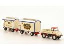 Bub 05777 UNIMOG U406 + 2 ROULOTTE 1/87 Automezzi 1/87