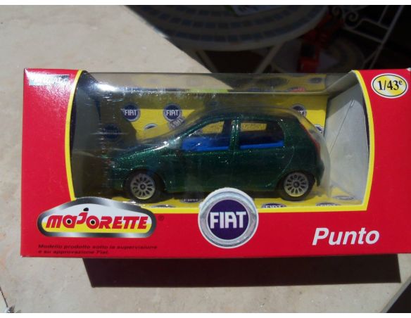 Majorette 5913534 FIAT PUNTO METAL GREEN 1/43 Auto Stradali Modellino