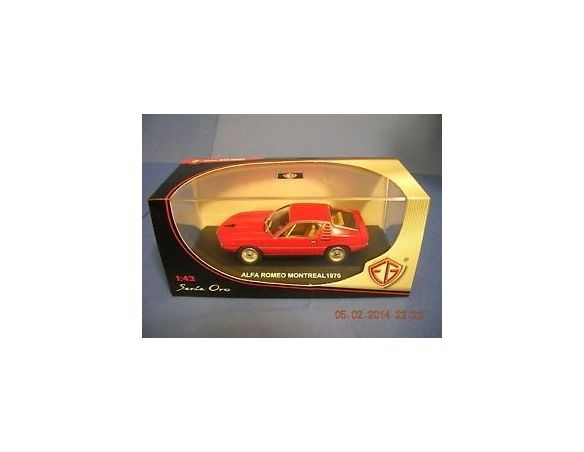 Edison Giocattoli 802721 Alfa Romeo Montreal 1970 Red 1/43                                     Modellino