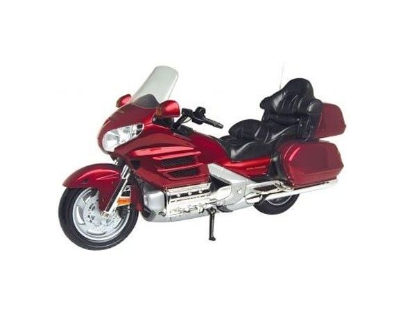 Motor Max 76264 HONDA 1800CC GOLDWING ROAD BIKE RED 1/6 Moto       Modellino