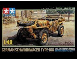 Tamiya TA32506 GERMAN SCHWIMMWAGEN TYPE166 1/48 KIT DI MONTAGGIO Modellino