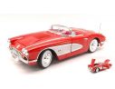 Cararama Motorama MTM73109R CHEVROLET CORVETTE 1958 RED 1:18 Modellino