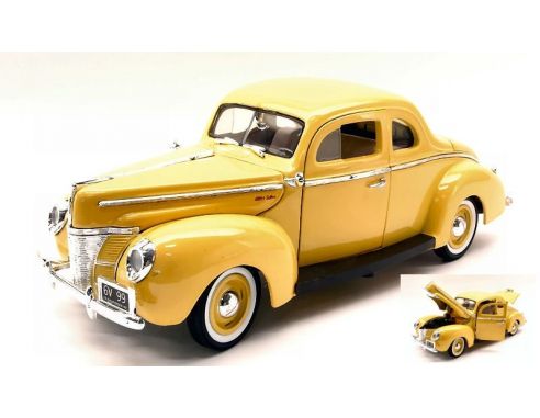 Cararama Motorama MTM73108Y FORD COUPE' 1940 YELLOW 1:18 Modellino