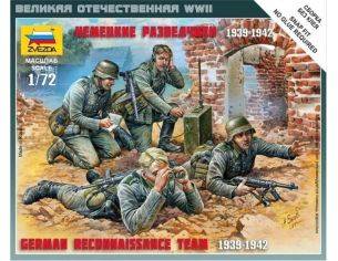Zvezda Z6153 GERMAN RECONNAISSANCE TEAM WWII KIT 1:72 Modellino