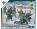 Zvezda Z6198 GERMAN INFANTRY WWII WINTER UNIF.KIT 1:72 Modellino