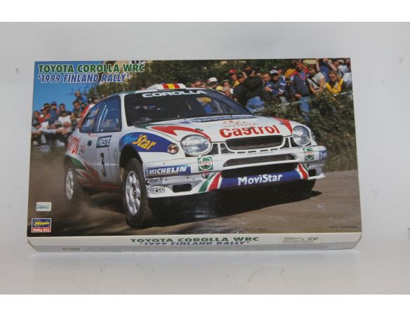 Hasegawa Hobby Kits 20206 TOYOTA COROLLA WRC 1999 FINLAND RALLY 1/24 Kit Auto Modellino