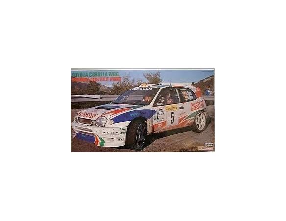 Hasegawa Hobby Kits 25024 TOYOTA COROLLA WRC 1998 MONTECARLO RALLY WINNER 1/24 Kit Auto Modellino