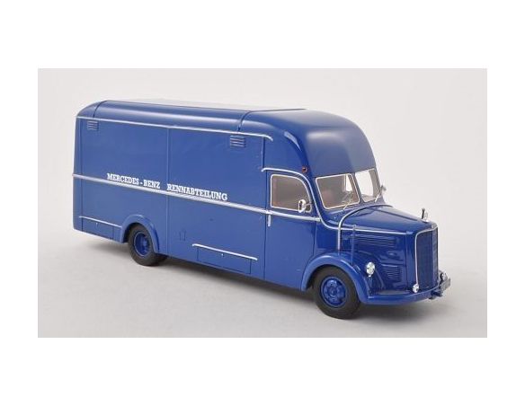Neo Scale Models NEO46100 MERCEDES O3500 BOX WAGON MERCEDES BENZ RENNTRANSPORTER 1:43 Modellino