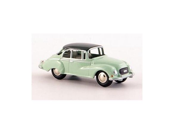 Bub 06202 AUTO UNION 1000S VERDE 1/87 Modellino
