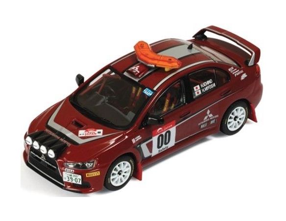 Ixo model RAM449 MITSUBISHI LANCER EVO X N.00 RALLY JAPAN SAFETY CAR 1:43 Modellino