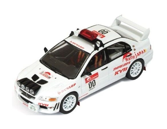 Ixo model RAM444 MITSUBISHI LANCER EVO VII N.00 SAFETY CAR RALLY JAPAN 2010 1:43 Modellino