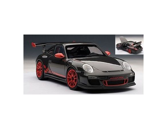 Auto Art / Gateway AA78141 PORSCHE 911 (997) GT3 3.8 2011 NERO C/STRISCE ROSSE 1:18 Modellino