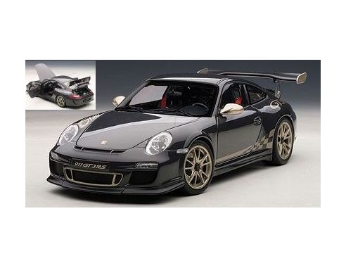 Auto Art / Gateway AA78142 PORSCHE 911 (997) GT3 3.8 2011 NERO C/STRISCE ORO 1:18 Modellino