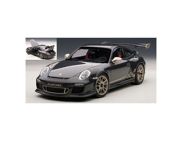 Auto Art / Gateway AA78142 PORSCHE 911 (997) GT3 3.8 2011 NERO C/STRISCE ORO 1:18 Modellino