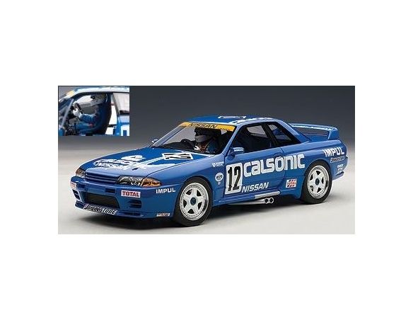 Auto Art / Gateway AA89080 NISSAN SKYLINE GT-R GROUP A N.12 CALSONIC HOSHINO ED.LIM.C/FIG.1:18 Modellino