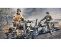 Italeri IT0322 U.S.MOTORCYCLES WWII KIT 1:35 Modellino