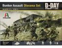 Italeri IT6172 BUNKER ASSAULT DIORAMA SET KIT 1:72 Modellino