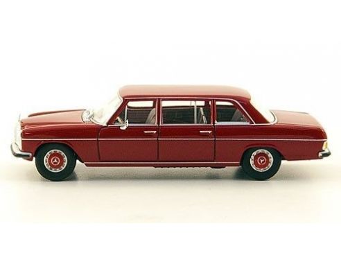 Bub 06270 MB 220SE HECKFLOSSE DARK RED 1/87 Modellino