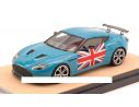 Tecnomodel TMDMI52AV ASTON MARTIN V12 ZAGATO 2012 BABY BLU W/ENGLISH FLAG ED.LIM.PCS 10 1:43 Modellino