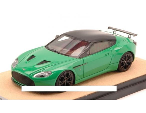 Tecnomodel TMDMI52AU ASTON MARTIN V12 ZAGATO 2012 BRILLANT GREEN  W/BLACK ED.LIM.PCS 10 1:43 Modellino