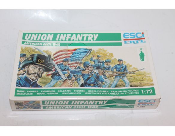 ESCI ERTL P222 American Civil War - UNION INFANTRY 1:72         Modellino