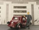 Brumm AS43 Topolino bicolore 1936 omaggio al progettista Giacosa Modellino
