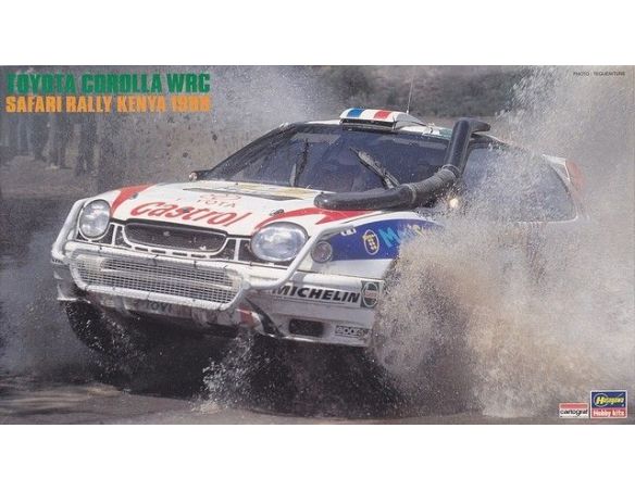 Hasegawa 25090 Toyota Corolla WRC Safari Rally Kenya 1998 kit 1/24 Modellino