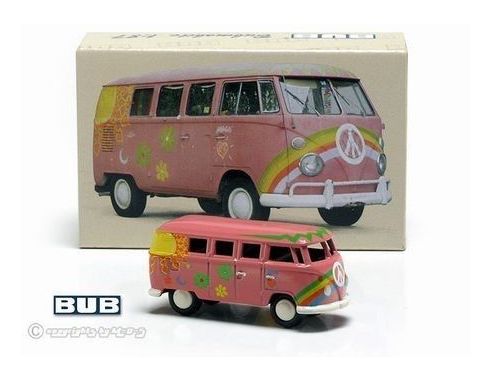 Bub 06557 VW T1 BUS FLOWER POWER 1/87 Modellino