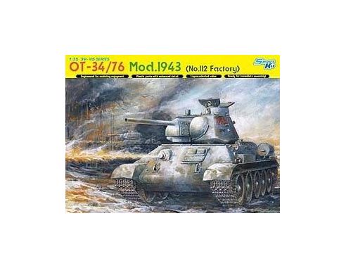 Dragon D6614 OT-34/76 Mod. 1943 (No. 112 Factory) KIT 1:35 Kit Mezzi Militari Modellino