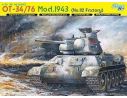 Dragon D6614 OT-34/76 Mod. 1943 (No. 112 Factory) KIT 1:35 Kit Mezzi Militari Modellino