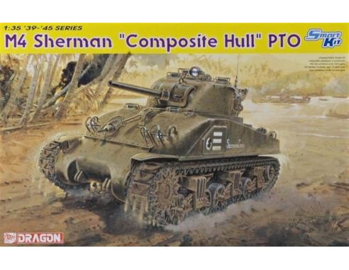 Dragon D6441 M4 SHERMAN Composite hull PTO KIT 1:35 Kit Mezzi Militari Modellino