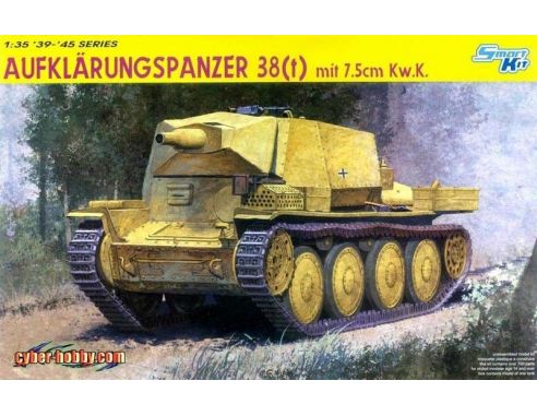 Dragon D6310 AUFKLARUNGSPANZER 38(T) MIT 7.5cm Kw.K. KIT 1:35 Kit Mezzi Militari Modellino