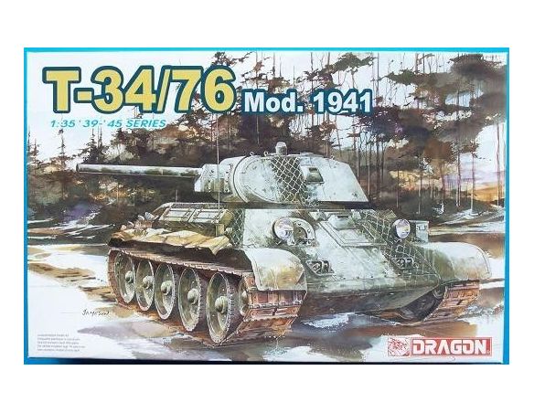 Dragon T-34/76 Mod. 1941 KIT 1:35 Kit Mezzi Militari Modellino