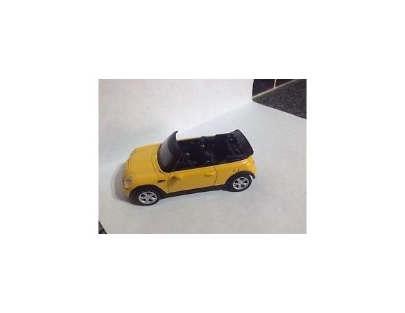 New Ray NY19113 Mini Cooper S Convertible Yellow 1/43 auto Modellino