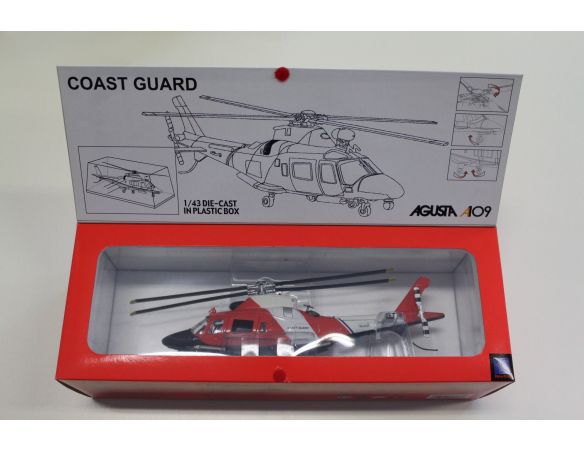 New Ray NY21505 ELICOTTERO AGUSTA COAST GUARD 1:43 Modellino