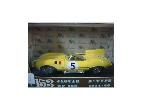 Brumm R153 JAGUAR D TYPE HP 260 1954/60 YELLOW SERIE LE MANS 1/43 Modellino