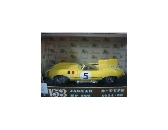 Brumm R153 JAGUAR D TYPE HP 260 1954/60 YELLOW SERIE LE MANS 1/43 Modellino